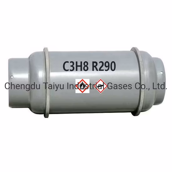 High Purity 99.5% Colorless C3h8 R290 Propane Gas